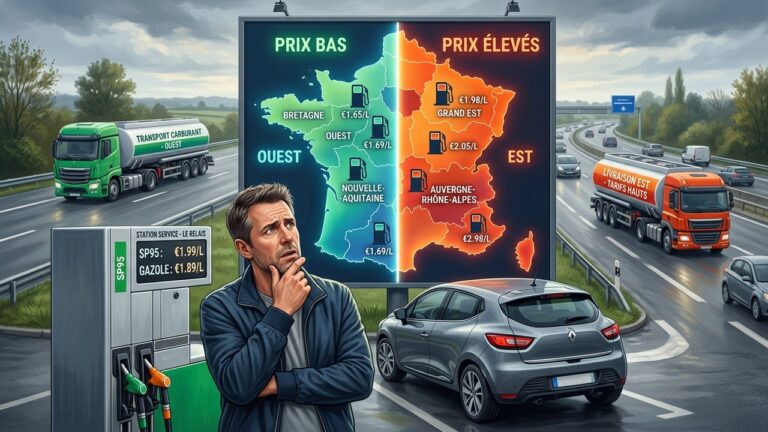 Prix Carburants : Pourquoi Moins Cher à l&rsquo;Ouest qu&rsquo;à l&rsquo;Est ?
