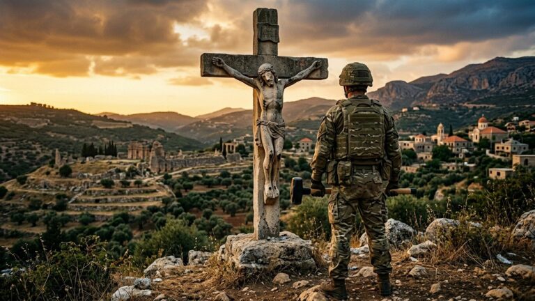 Profanation Statue Jésus Liban Sud : 30 Jours de Détention pour Soldats