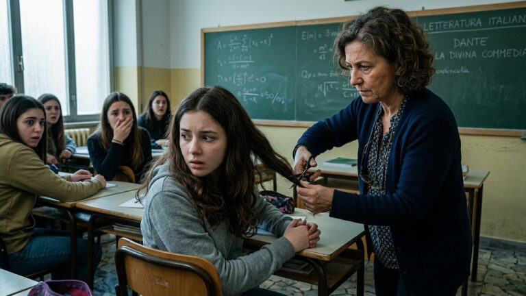 Professeure Coupe Cheveux Élèves Italie : Choc et Conséquences
