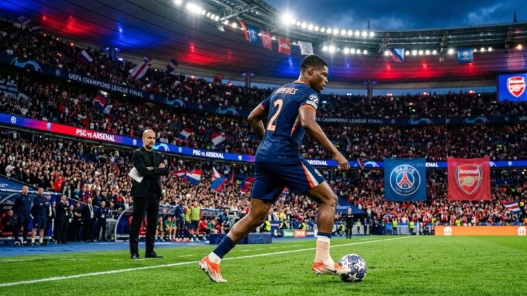 PSG Arsenal : Arteta Espère Timber pour la Finale de Ligue des Champions