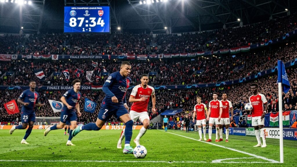 PSG Arsenal : Le Temps de Jeu Effectif, Clé de la Finale de Ligue des Champions