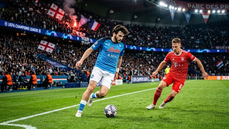 PSG Bayern 5-4 : Le Chef-d&rsquo;œuvre Tactique de Kvaratskhelia