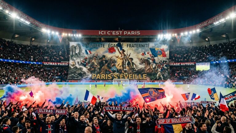 PSG Bayern Munich : Ambiance de Folie etExpanding the Champions League semi-final atmosphere Tifos Somptueux au Parc