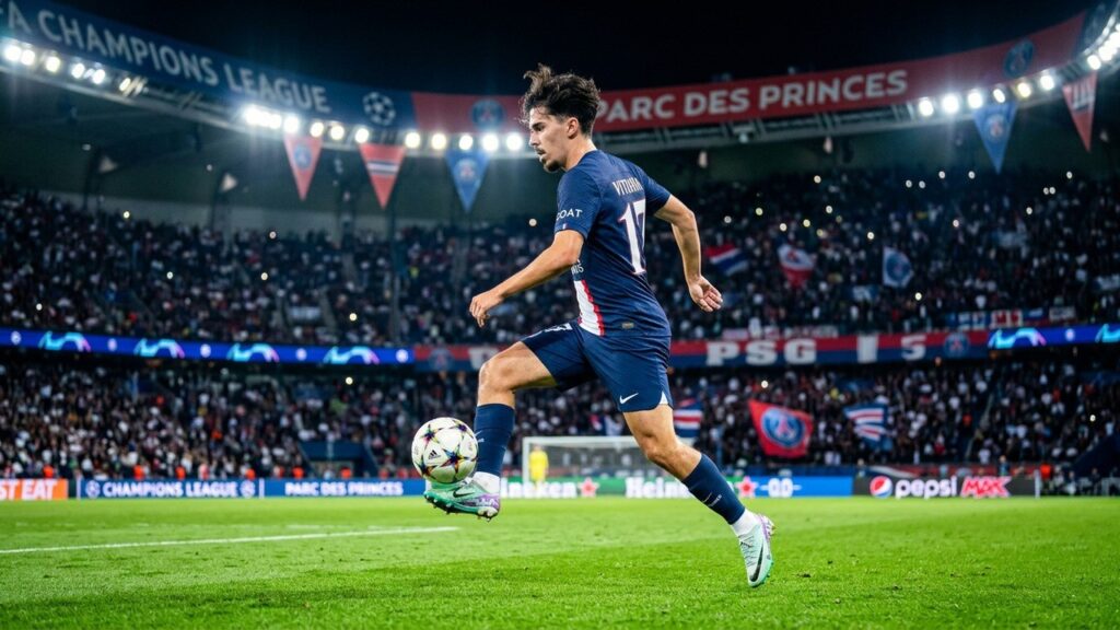 PSG Bayern Munich : Vitinha Apte pour la Demi-Finale Aller