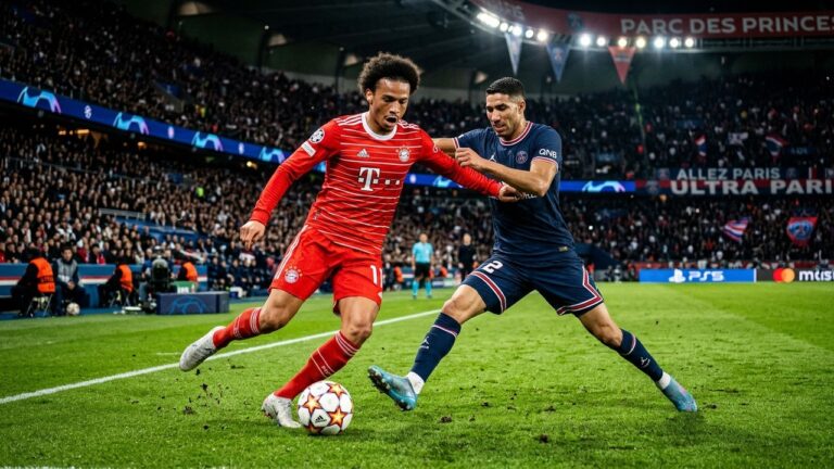 PSG-Bayern : Nuno Mendes vs Olise, Un Duel de Titans Explosif