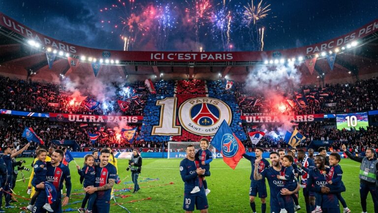 PSG Brest 1-0 : Le Parc des Princes en Fête pour le Titre