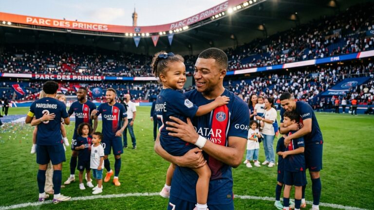 PSG Brest : L&rsquo;Émouvante Entrée Des Joueurs Avec Leurs Enfants