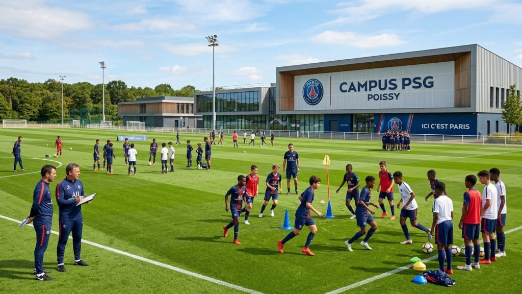 PSG Campus Poissy : Journée de Partage Inoubliable avec Éducateurs Franciliens