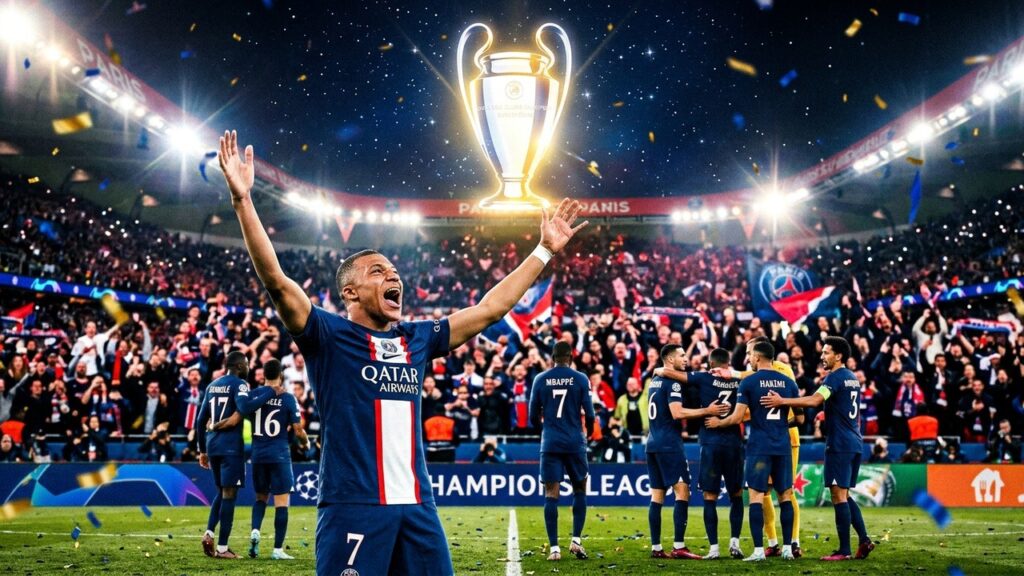 PSG : CetteGenerating the blog article Équipe Exceptionnelle Marque l&rsquo;Histoire du Football