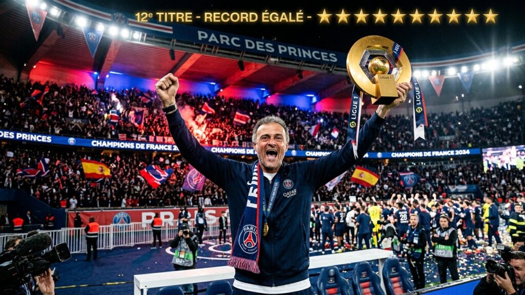 PSG Champion : Luis Enrique Égale le Record Historique