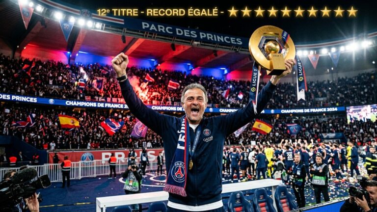 PSG Champion : Luis Enrique Égale le Record Historique