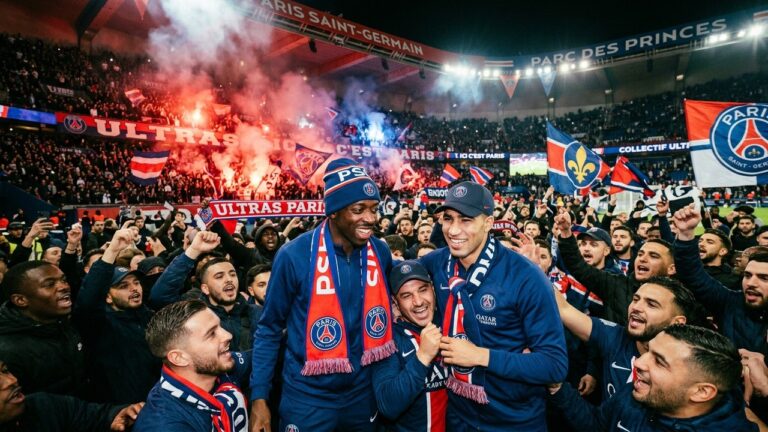PSG : Dembélé et Hakimi Fêtent les 10 Ans des Ultras au Parc