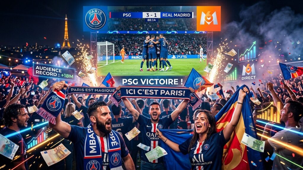 PSG en Finale Ligue des Champions : M6 Prêt pour un Record d&rsquo;Audience