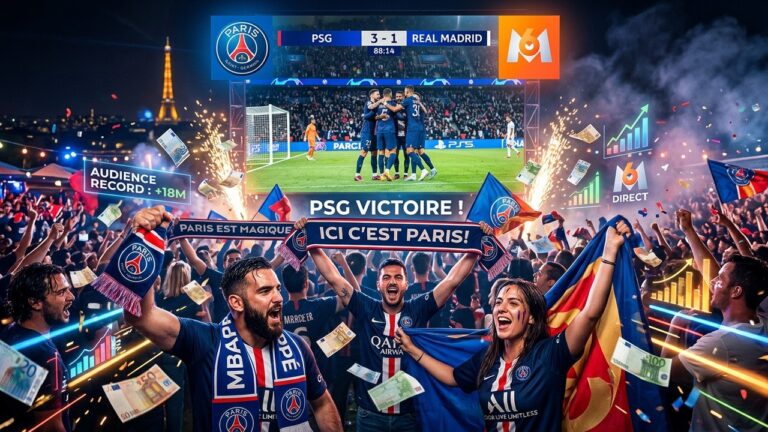 PSG en Finale Ligue des Champions : M6 Prêt pour un Record d&rsquo;Audience