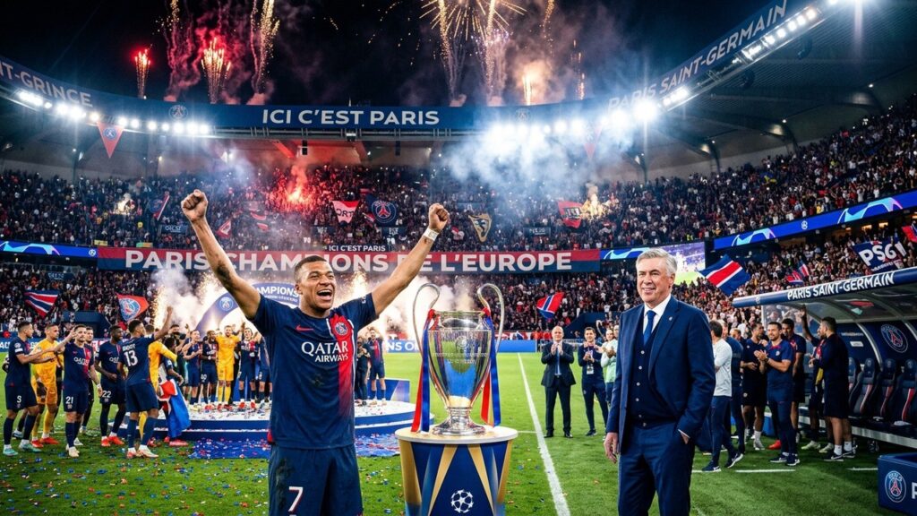 PSG Ligue des Champions : Ancelotti Prédit le Doublé pour Paris