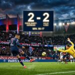 PSG Lorient 2-2 : Poussifs, Les Parisiens Craquent Au Parc