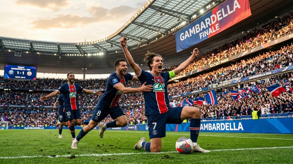 PSG Montpellier 3-2 : Les Titis Remportent la Gambardella au Bout du Suspense