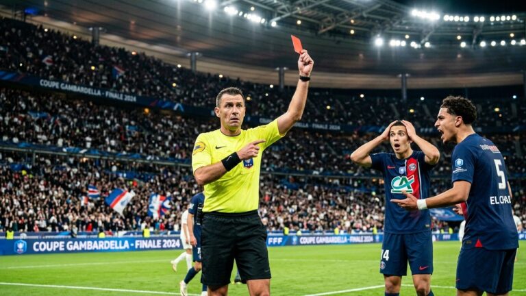 PSG Montpellier : Arbitre Expulse Mauvais Joueur en Finale Gambardella
