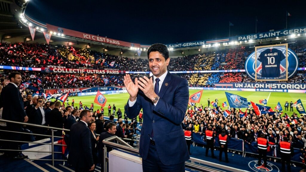 PSG : Nasser Al-Khelaïfi fête son 800e match à la tête du club