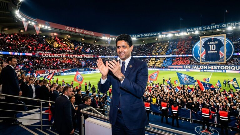 PSG : Nasser Al-Khelaïfi fête son 800e match à la tête du club