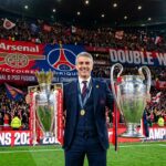 PSG vs Arsenal : Arteta Vise le Double Trophée Après le Sacre en Angleterre