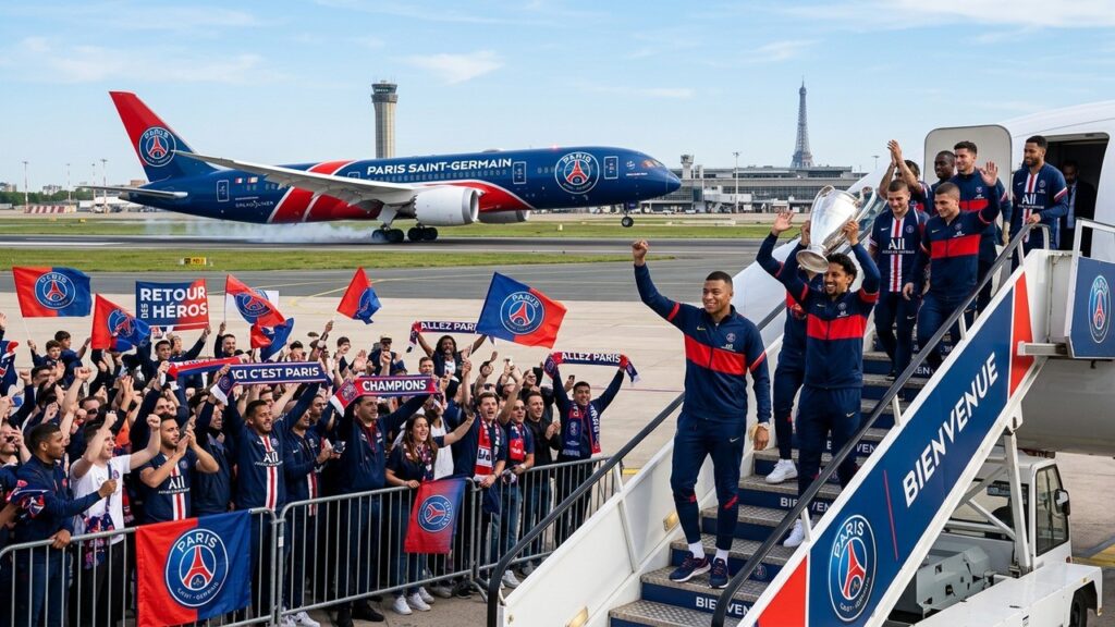 PSGStructuring the blog article En Finale De Ligue Des Champions : Le Retour Des Héros À Paris