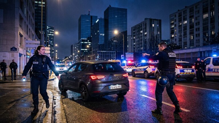 Puteaux : Policier Tire sur Chauffard qui Fonce sur Collègue