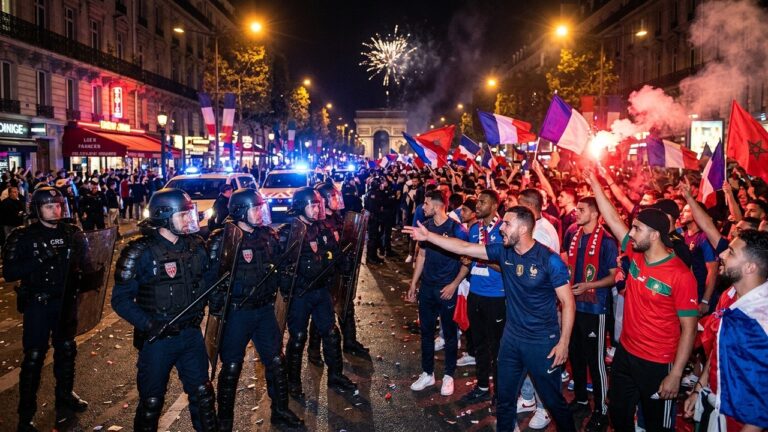 Quatre Policiers BAC Jugés pour Coups de Matraque lors du Mondial 2022