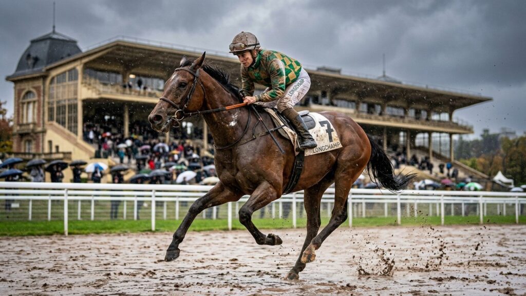 Quinté Paris Longchamp :Generating the horse racing article Freja Triomphe sur Terrain Lourd