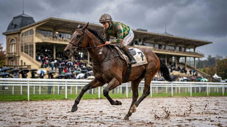Quinté Paris Longchamp :Generating the horse racing article Freja Triomphe sur Terrain Lourd