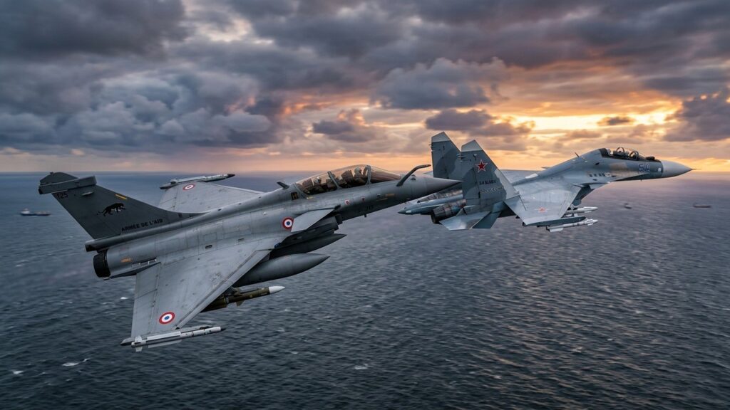 Rafales Français Interceptent Avions Russes près de l&rsquo;OTAN
