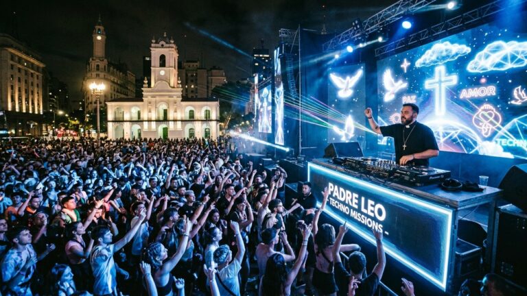 Rave Techno Géante à Buenos Aires en Hommage au Pape François