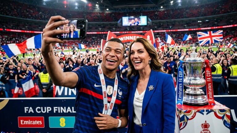 Rayan Cherki : Selfie Royal avec le Prince William après la FA Cup