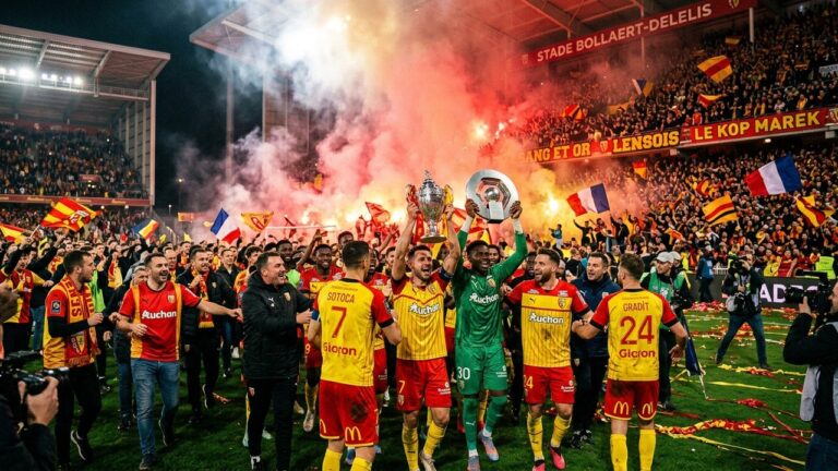 RC Lens Sacre en Coupe de France : Fête Historique à Bollaert
