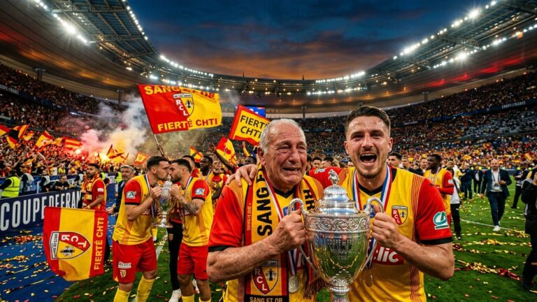 RC Lens Sacre en Coupe de France : Larmes Émouvantes de Gervais Martel