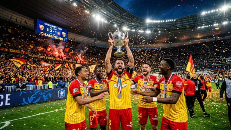RC Lens Sacré Pour La Première Fois En Coupe De France