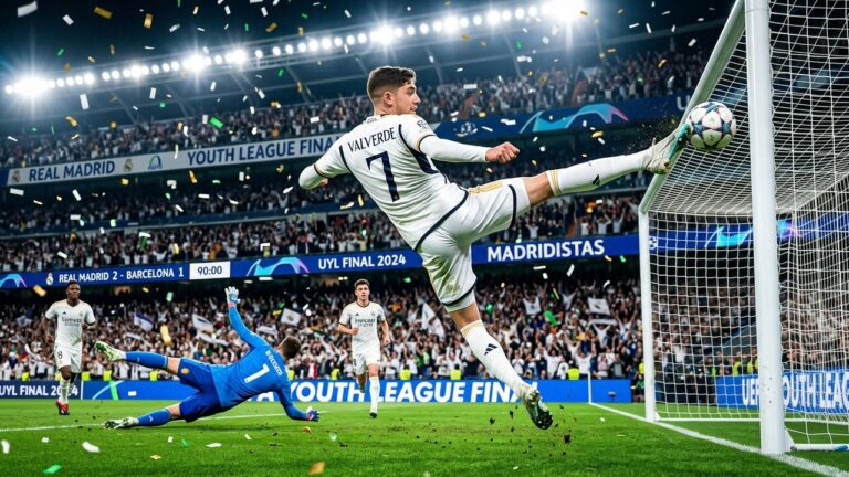 Real Madrid Triomphe en Youth League Après un Suspense Intense