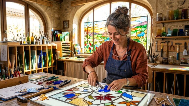 Reconversion à 48 Ans : De l&rsquo;Ingénieure Agricole au Métier de Vitrailliste