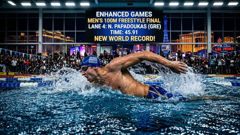 Record du Monde aux Enhanced Games : Le Nageur Grec Bouleverse le Sport