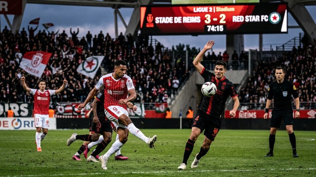 Red Star : Regrets Amers Après La Défaite À Reims Et Le Penalty Contesté