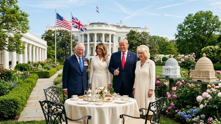 Rencontre RoyalePreparing XML output entre Charles III et Donald Trump : Diplomatie et Élégance à la Maison Blanche