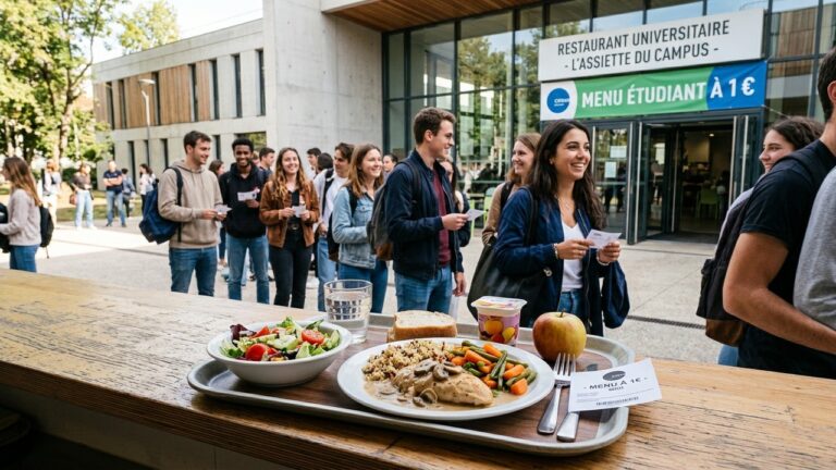 Repas à 1 Euro au Crous : Soulagement Étudiant ou Files d&rsquo;Attente Infinies ?