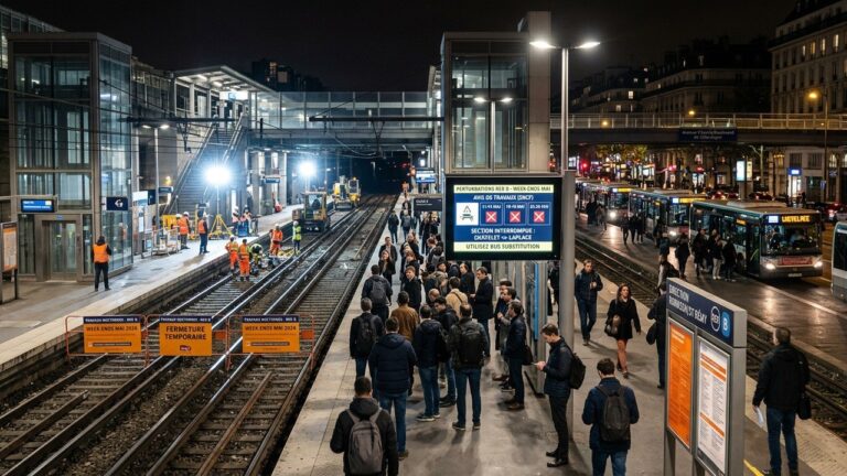 RER B : Quatre Week-Ends de Mai Perturbés par les Travaux