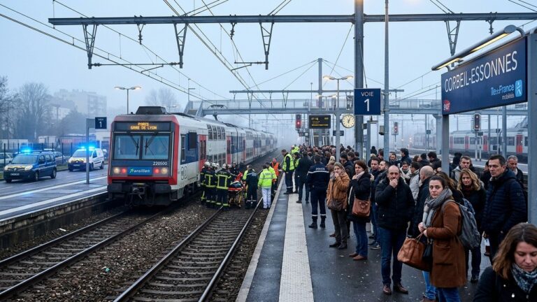 RER D Perturbé : Accident Tragique à Corbeil-Essonnes