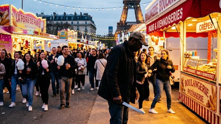 Rixe Au Couteau À La Foire De Paris : Deux Blessés Dans Une Bagarre