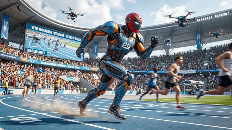 Robots Sportifs : Records Étonnants et Défis Futurs d&rsquo;ici 2050