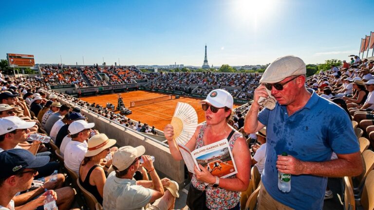 Roland-Garros 2026 : Attention à la Chaleur Extrême dans les Tribunes