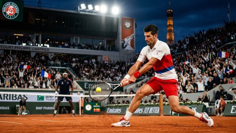 Roland-Garros 2026 : Djokovic Souffre Mais S&rsquo;Impose Face à Mpetshi Perricard