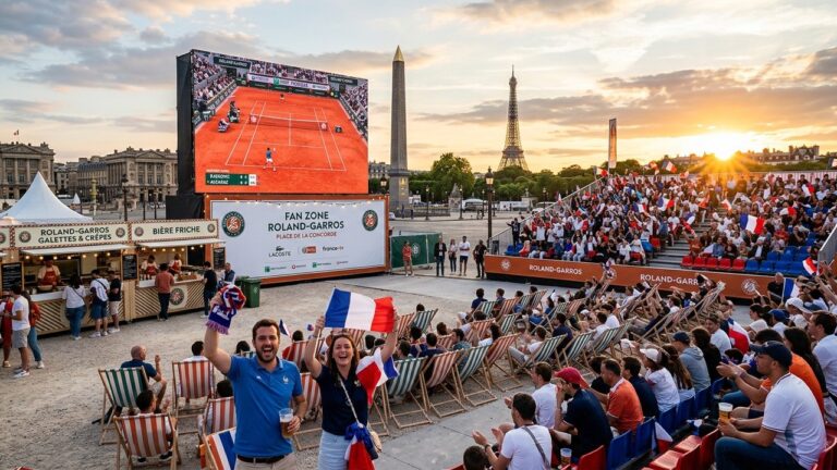 Roland-Garros 2026 : Tribune Concorde Plus Grande et Festive