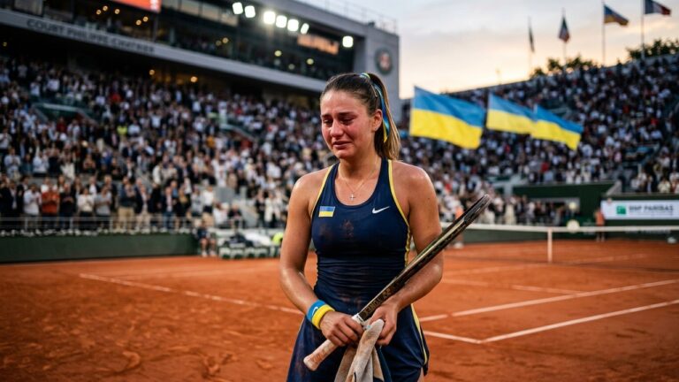 Roland-Garros : L&rsquo;Émotion Intense des Joueuses Ukrainiennes